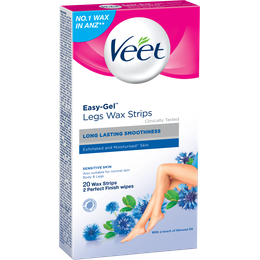 Veet Easy- Gel Legs Wax Strips Sensitive Skin 